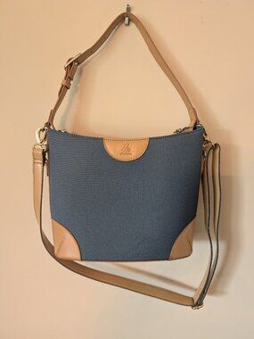 Joy Mangano expandable shoulder/crossbody handbag